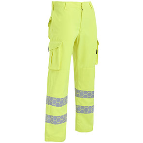ProGARM TR270F Women's Yellow Hi-Vis Arc-Flash Cargo Trousers