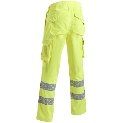 ProGARM TR270F Women's Yellow Hi-Vis Arc-Flash Cargo Trousers