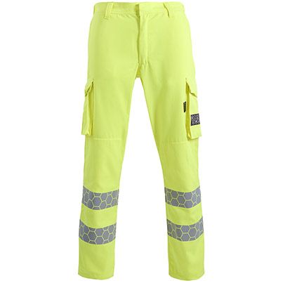 ProGARM TR270F Women's Yellow Hi-Vis Arc-Flash Cargo Trousers