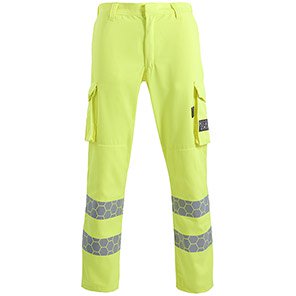 ProGARM TR270F Women's Yellow Hi-Vis Arc-Flash Cargo Trousers 16R