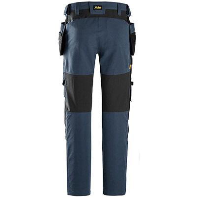 Snickers AllRoundWork 6218 Navy Stretch Trousers with Holster Pockets