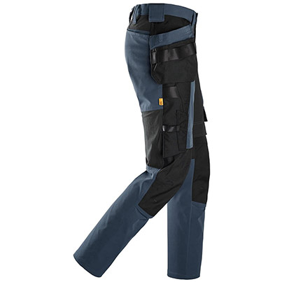 Snickers AllRoundWork 6218 Navy Stretch Trousers with Holster Pockets