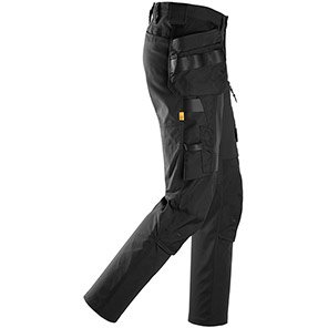 Snickers AllRoundWork 6218 Black Stretch Trousers with Holster Pockets