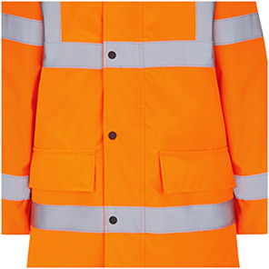 Arco Essentials Orange Waterproof Hi-Vis Coat