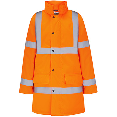 Arco Essentials Orange Waterproof Hi-Vis Coat