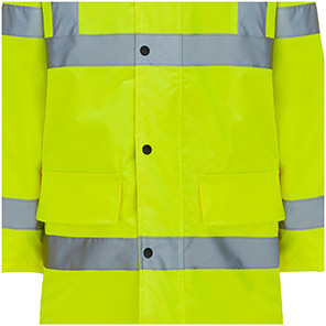 Arco Essentials Yellow Waterproof Hi-Vis Coat