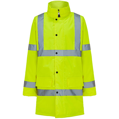Arco Essentials Yellow Waterproof Hi-Vis Coat