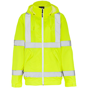 Arco Yellow Interactive Hi-Vis Bomber Jacket