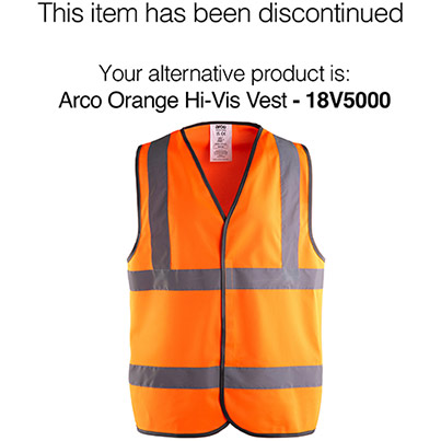 Arco Essentials Orange Hi-Vis Vest