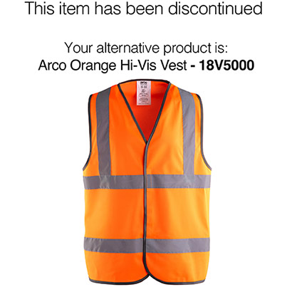 Arco Essentials Orange Hi-Vis Vest