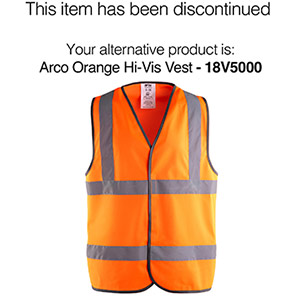 Arco Essentials Orange Hi-Vis Vest