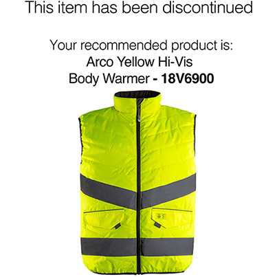 Arco Yellow Interactive Reversible Hi-Vis Body Warmer