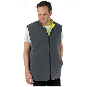 Arco Yellow Interactive Reversible Hi-Vis Body Warmer