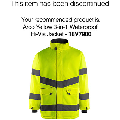 Arco Yellow 4-in-1 Hi-Vis Coat
