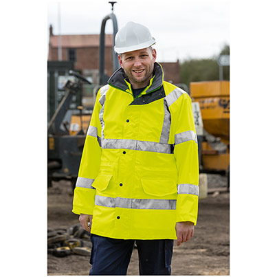 Arco Yellow 4-in-1 Hi-Vis Coat