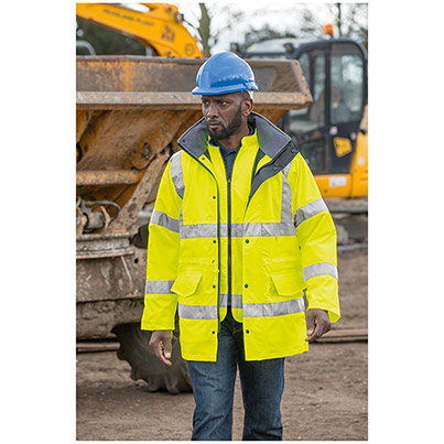 Arco Yellow 4-in-1 Hi-Vis Coat