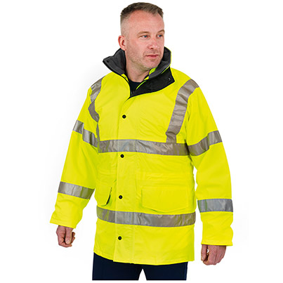 Arco Yellow 4-in-1 Hi-Vis Coat