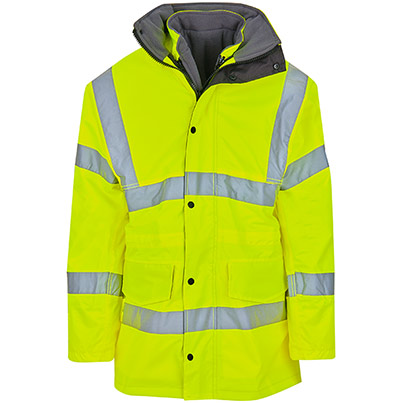 Arco Yellow 4-in-1 Hi-Vis Coat