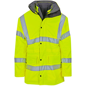 Arco Yellow 4-in-1 Hi-Vis Coat