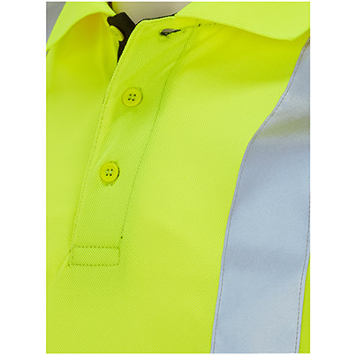 Arco Men’s Yellow Breathable Hi-Vis Polo Shirt