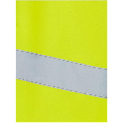 Arco Yellow Long-Sleeve Hi-Vis Vest with Orange Braces
