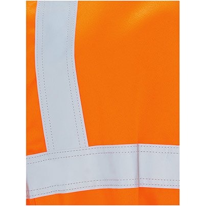 Arco Orange Launderable Hi-Vis Overalls with Kneepad Pockets