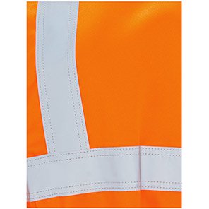 Arco Orange Launderable Hi-Vis Overalls with Kneepad Pockets