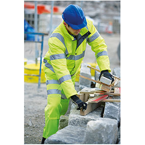 Arco Essentials Yellow Waterproof Hi-Vis Bomber Jacket