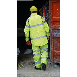 Arco Yellow Interactive Waterproof Hi-Vis Coat