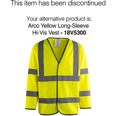 Arco Yellow Long-Sleeve Hi-Vis Vest