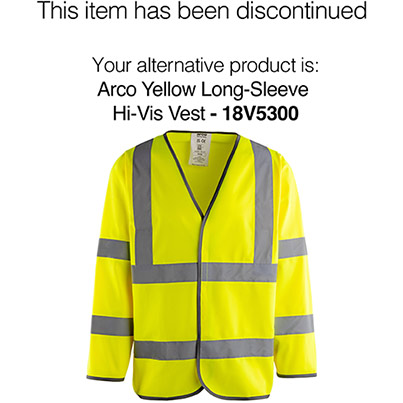 Arco Yellow Long-Sleeve Hi-Vis Vest