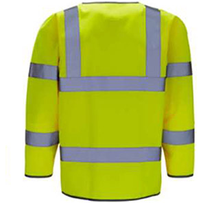 Arco Yellow Long-Sleeve Hi-Vis Vest
