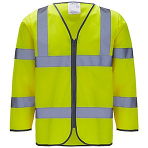Arco Yellow Long-Sleeve Hi-Vis Vest