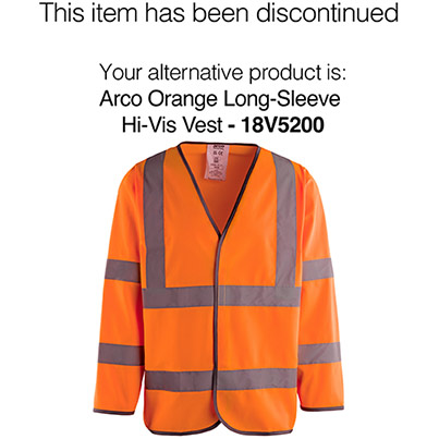 Arco Orange Long-Sleeve Hi-Vis Vest
