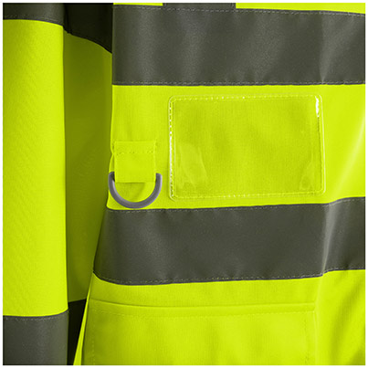Arco Ultra Yellow Long-Sleeve Zip-Up Hi-Vis Vest