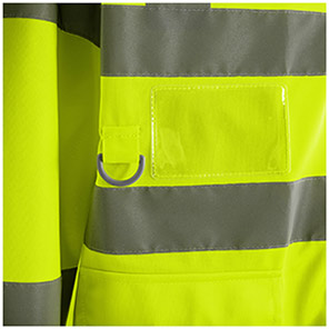 Arco Ultra Yellow Long-Sleeve Zip-Up Hi-Vis Vest