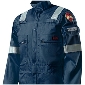 Roots Flamebuster 2 Nordic Navy Arc-Flash Overalls with Kneepad Pockets