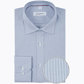 Disley Edition Kildare Men’s Cobalt Blue/White Striped Shirt