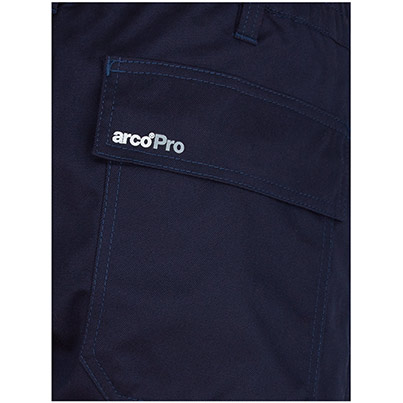 ArcoPro Nordic Navy Flame-Retardant Trousers with Kneepad Pockets