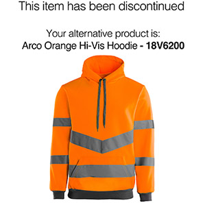 Arco Essentials Orange Hi-Vis Hoodie