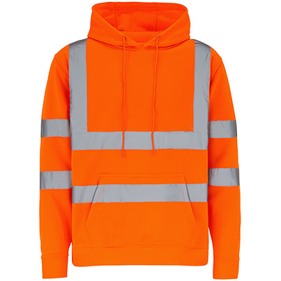 Arco Essentials Orange Hi-Vis Hoodie