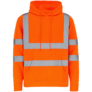 Arco Essentials Orange Hi-Vis Hoodie