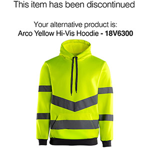 Arco Essentials Yellow Hi-Vis Hoodie
