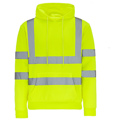 Arco Essentials Yellow Hi-Vis Hoodie