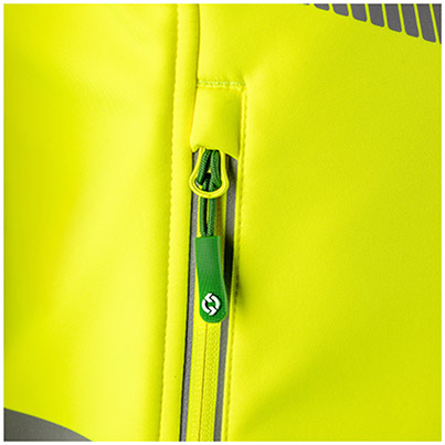 Arco Responsible Women’s Yellow Hi-Vis Softshell Jacket