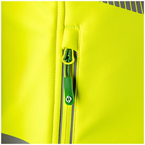 Arco Responsible Women’s Yellow Hi-Vis Softshell Jacket