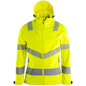 Arco Responsible Women’s Yellow Hi-Vis Softshell Jacket 22