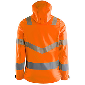 Arco Responsible Women’s Orange Hi-Vis Softshell Jacket