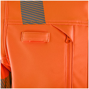 Arco Responsible Women’s Orange Hi-Vis Softshell Jacket
