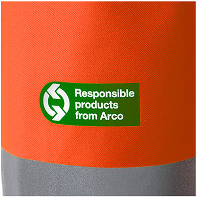 Arco Responsible Women’s Orange Hi-Vis Coat